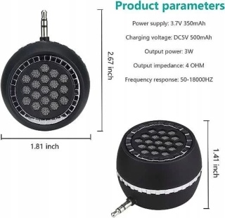 Mini głośnik do telefonu tableta AUX 3,5mm