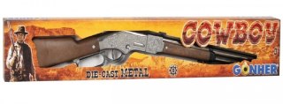 Strzelba kowbojska metalowa 8 naboi Gonher
