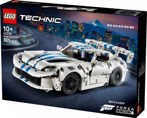 Klocki Technic 42234 Samochód sportowy Dodge Viper GTS-R