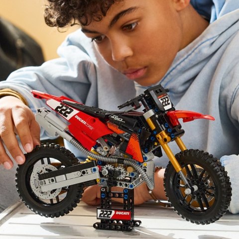 Klocki Technic 42238 Motocykl Ducati Desmo450 MX Factory