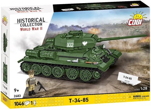 Klocki T-34-85 1046 klocków