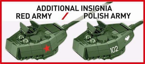 Klocki T-34-85 1046 klocków