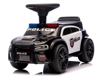 Jeździk J3 CZARNY POLICE Muzyka, światła, zderzak