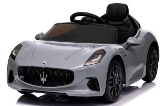 Maserati GranTurismo SZARY Auto na akumulator EVA Skóra pilot Akumulator litowo-jonowy