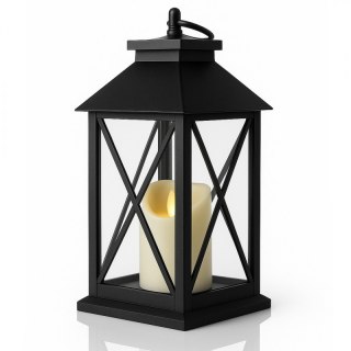 Lampion dekoracyjny LED z imitacją świecy 14 x 30 cm - LAMP56WZ1