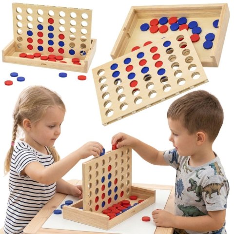 VIGA Gra logiczna 4 w Rzędzie 4 In a Row