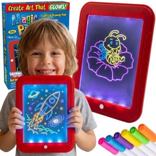 WOOPIE Magiczny Tablet Graficzny do Rysowania Neonowe Kolory