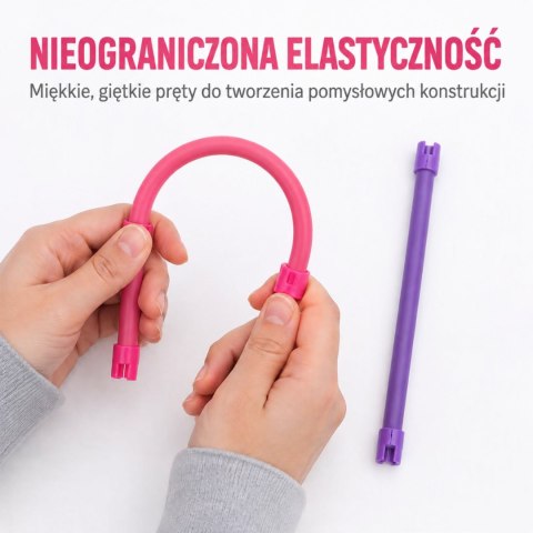 WOOPIE Twist Art Klocki Rurki Konstrukcyjne 3D Auto 44 el.