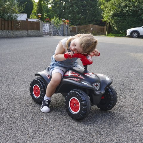BIG Bobby Quad Racing Jeździk Czarny Odpychacz dla Chłopca Auto