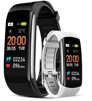 Smartwatch GIEWONT Czarno Biały 2 Paski GW200-2