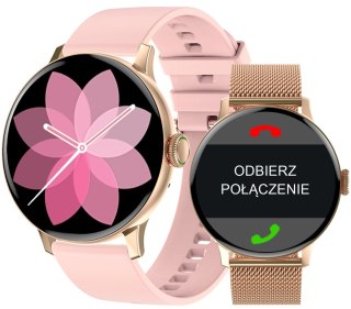 Smartwatch Damski GIEWONT Różowe Złoto GW330-1