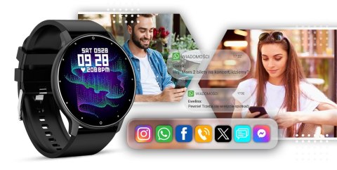 Smartwatch GIEWONT Czarny GW120-2 Pro