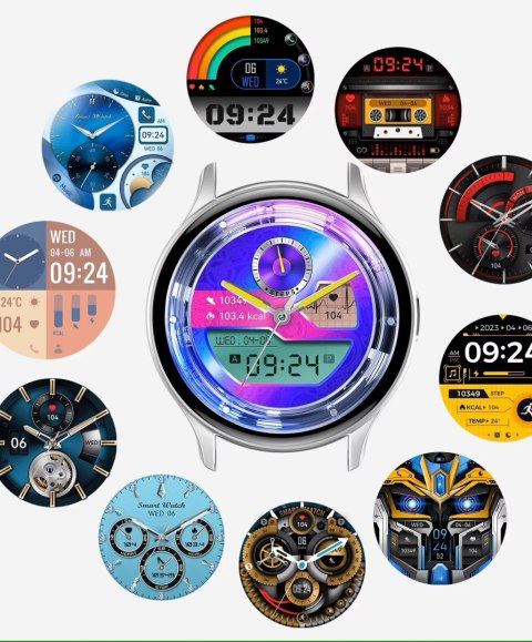 Smartwatch RUBICON RNCF11 Black SMARUB240