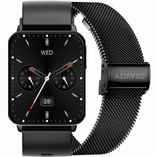 Smartwatch Gravity Czarny 2 Paski GT17-7