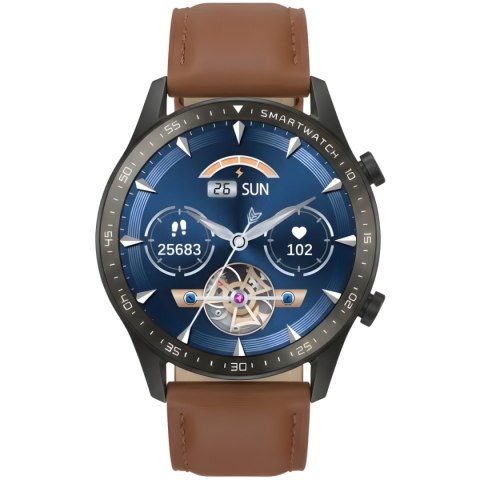 Smartwatch Gravity Czarny 2 Paski GT10-4