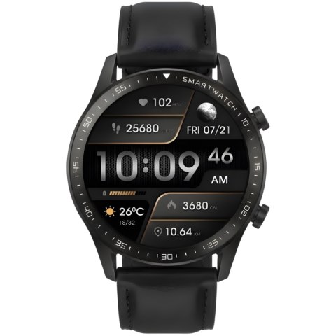 Smartwatch Gravity Czarny 2 Paski GT10-5
