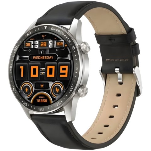 Smartwatch Gravity Srebrny 2 Paski GT10-7