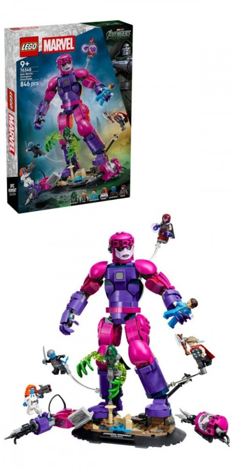 Klocki Super Heroes 76348 Epicka bitwa: Avengers: Doomsday