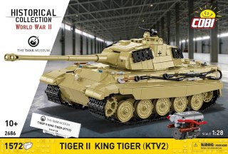 Klocki Tiger II King Tiger KTV2 1572 elementy