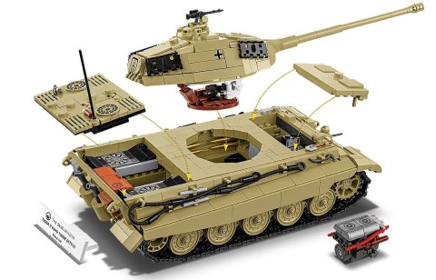 Klocki Tiger II King Tiger KTV2 1572 elementy