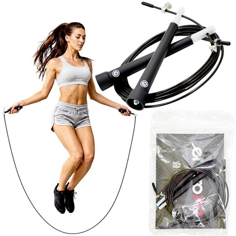 SKAKANKA SZYBKOŚCIOWA SPEED LIGHT BLACK 300CM ENERO FIT