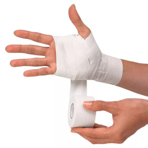 TAŚMA TEJP TAPE SPORTOWA KINESIOLOGICZNA 7,3Mx3,8CM BIAŁA DUNLOP
