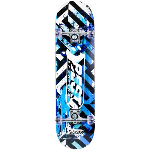 DESKOROLKA DREWNIANA STREET BLUE BEST SPORTING