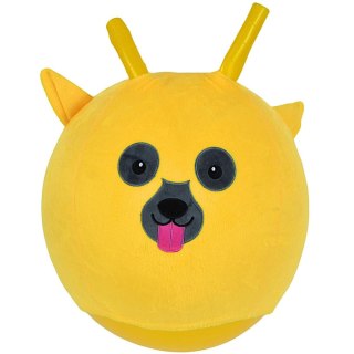 PIŁKA DO SKAKANIA Z ROGAMI 30CM MIŚ ŻÓŁTA