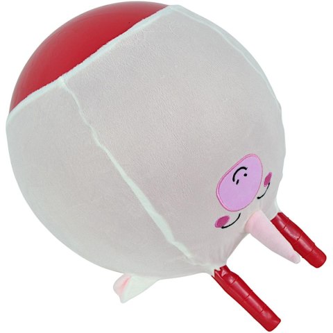 PIŁKA DO SKAKANIA Z ROGAMI JEDNOROŻEC 30CM BIAŁA