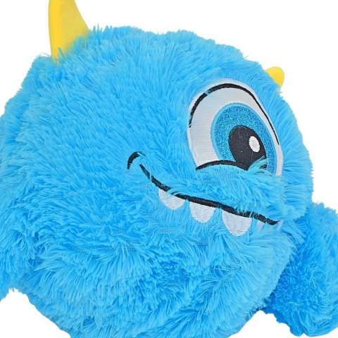 PIŁKA EMOJI 23CM Z RĄCZKAMI NIEBIESKA