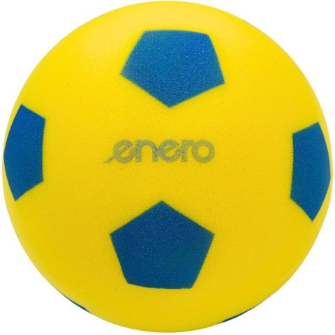 PIŁKA PIANKOWA SOFT ENERO 20CM ŻÓŁTO NIEBIESKA
