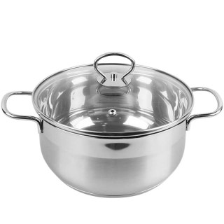 GARNEK Z POKRYWKĄ 24 CM; 5,5 L MAESTRO