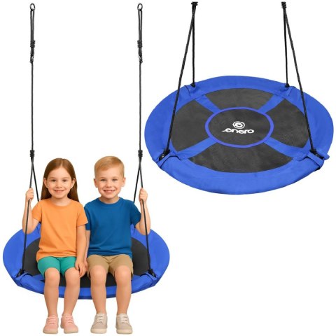 HUŚTAWKA OGRODOWA BOCIANIE GNIAZDO 100CM XXL NIEBIESKA