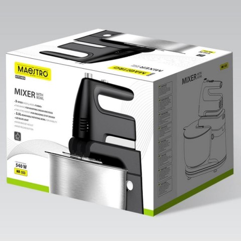 MIKSER Z MISĄ OBROTOWĄ 600W MAESTRO