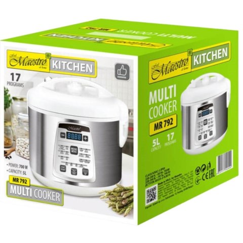 MULTICOOKER 5 L, 17 PROGRAMÓW, 700W MAESTRO