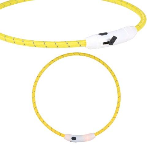 OBROŻA LEDOWA 20CM REGULOWANA WODOODPORNA USB-C DOGS COLLECTION