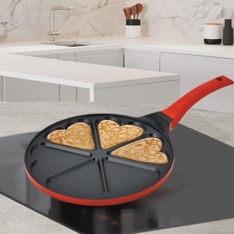 PATELNIA NALEŚNIKOWA / PANCAKE 26CM HEART