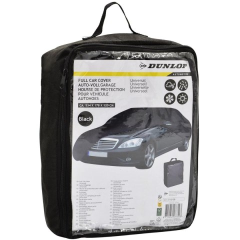 POKROWIEC NA SAMOCHÓD 534X178X120CM PEVA CZARNY DUNLOP