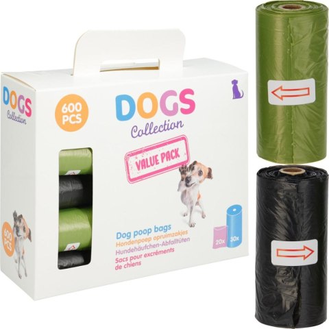 WORECZKI NA PSIE ODCHODY 600SZT 22x30CM DOGS COLLECTION