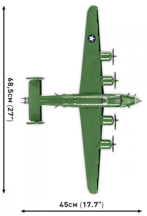 Klocki Consolidated B-24D Liberator 1445 klocków
