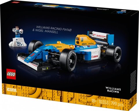 Klocki Icons 10353 Williams Racing FW14B i Nigel Mansell