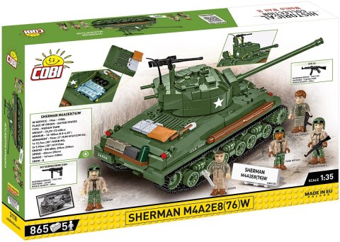 Klocki Sherman M4A2E8 865 klocków
