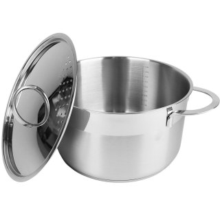 GARNEK Z POKRYWKĄ 24 CM; 5,0 L MAESTRO