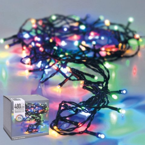 LAMPKI CHOINKOWE ŁAŃCUCH ŚWIETLNY 480 LED MULTIKOLOR
