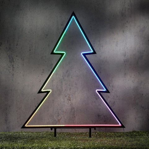 NEON CHOINKA 150 LED RGB PILOT 32 FUNKCJE TIMER 53x75CM LUCA