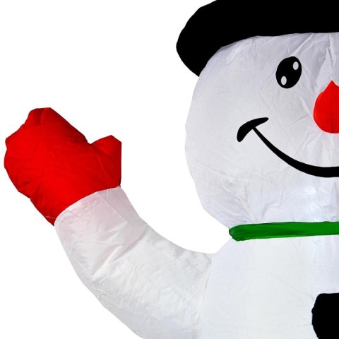 BAŁWAN DMUCHANY SAMOPOMPUJĄCY ZEWNĘTRZNY 150CM 2 LED