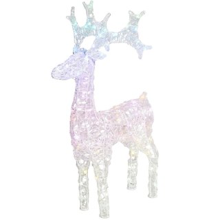 DEKORACJA RENIFER 75CM 80 LED