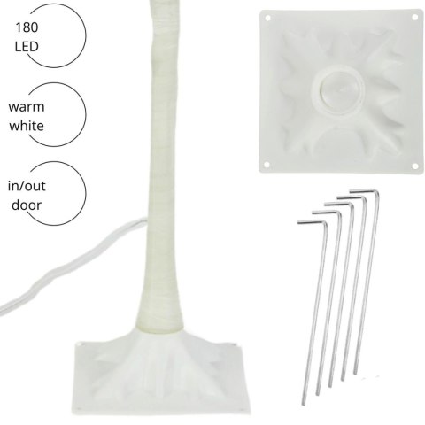 DRZEWKO DEKORACYJNE 180LED 150CM WHITE LUCA