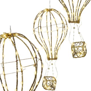 FIGURKA DEKORACYJNA BALON 80LED 35CM