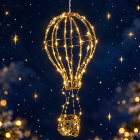 FIGURKA DEKORACYJNA BALON 80LED 35CM